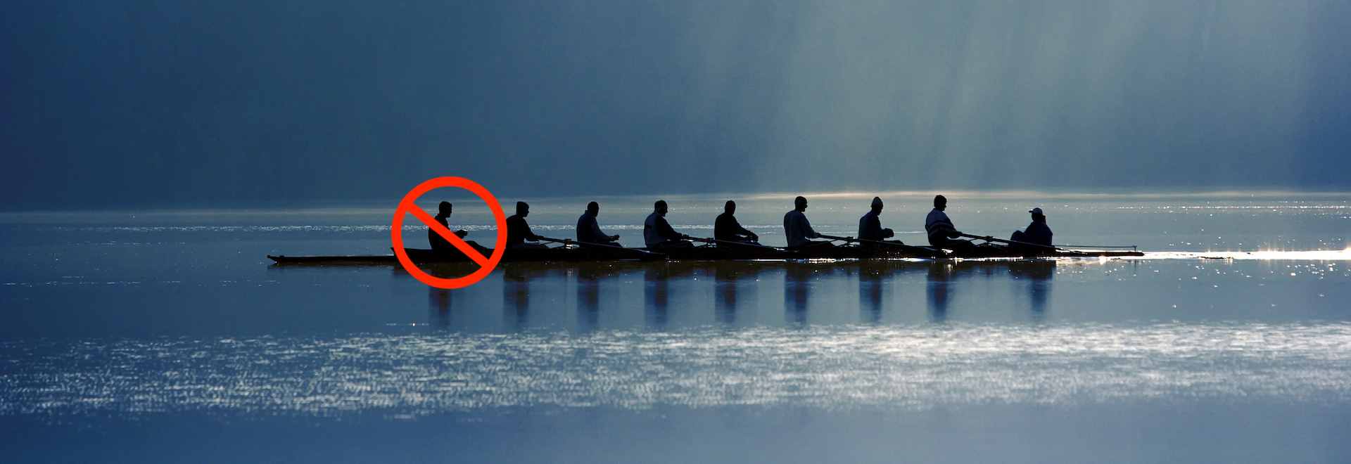 rowing rew red circle